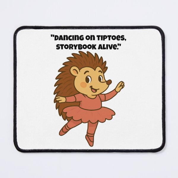 Item preview, Hedgehog Ballet: Dancing on Tiptoe designed and sold by Latitude 1°N.