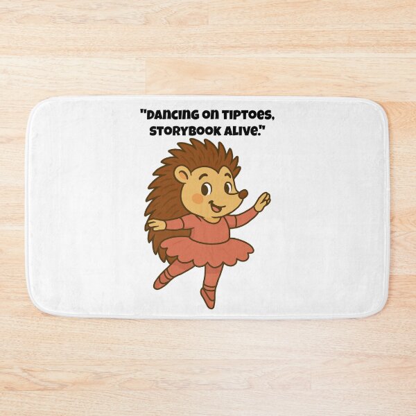Item preview, Hedgehog Ballet: Dancing on Tiptoe designed and sold by Latitude 1°N.