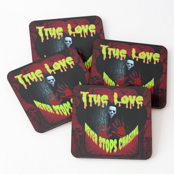 Item preview, True Love Never Stops Chasing – Creepy Horror Romance Design designed and sold by Woke-Karma.