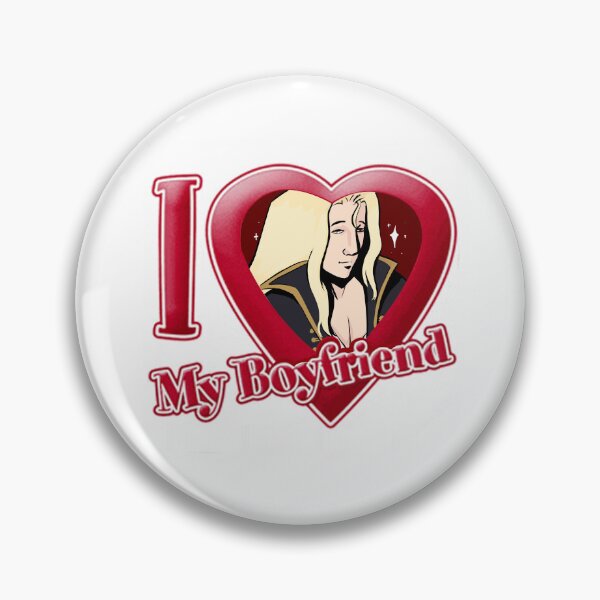 Item preview, I love my boyfriend, Alucard castelvania designed and sold by HopeAlecrim.