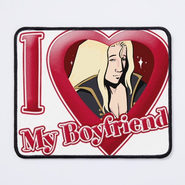 Item preview, I love my boyfriend, Alucard castelvania designed and sold by HopeAlecrim.