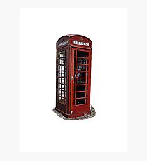English / London telephone booth Photographic Print