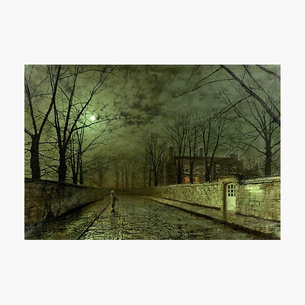 Item preview, Silver Moonlight – John Atkinson Grimshaw (1880) designed and sold by Art Outlaws.