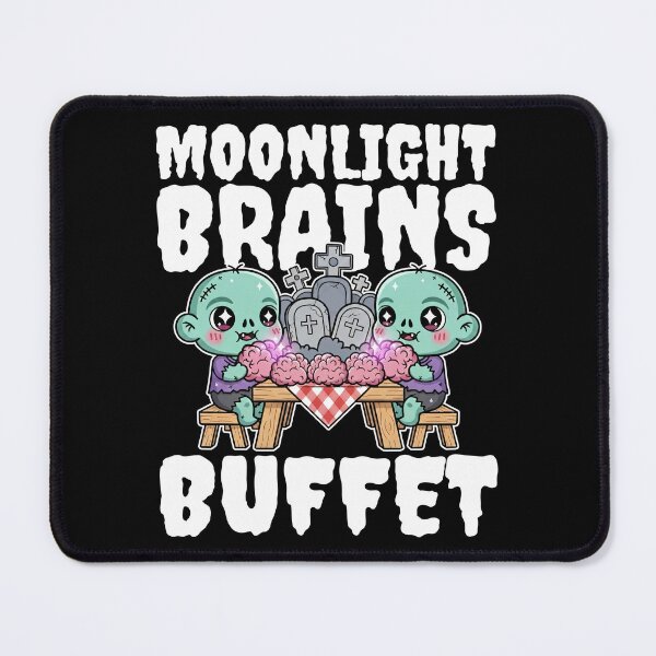 Item preview, MOONLIGHT BRAINS BUFFET - ZOMBIE HALLOWEEN designed and sold by KEF Custom.