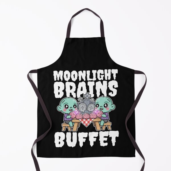 Item preview, MOONLIGHT BRAINS BUFFET - ZOMBIE HALLOWEEN designed and sold by KEF Custom.