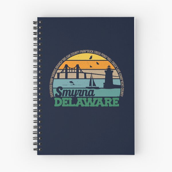 Item preview, Smyrna Delaware Retro Sunset Local Pride Logo  designed and sold by CRHPOD20.
