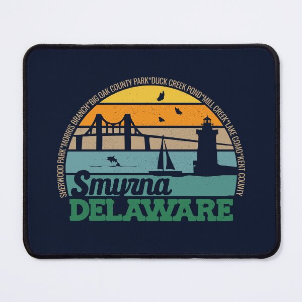 Item preview, Smyrna Delaware Retro Sunset Local Pride Logo designed and sold by CRHPOD20.
