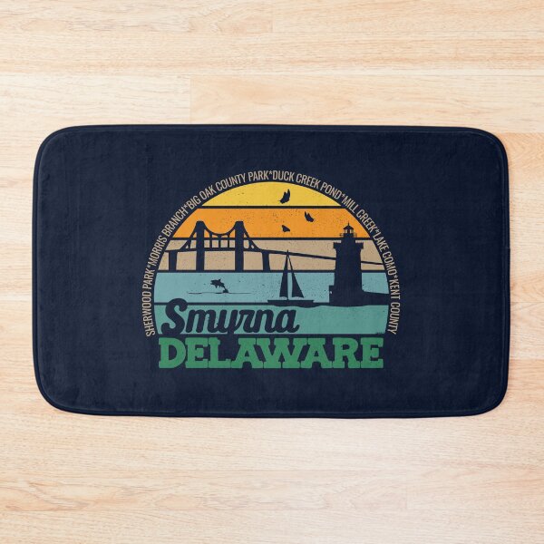 Item preview, Smyrna Delaware Retro Sunset Local Pride Logo  designed and sold by CRHPOD20.