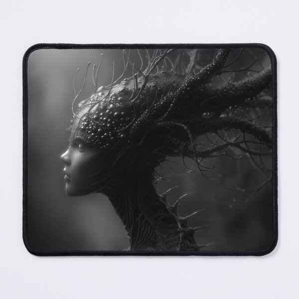 Item preview, Biomechanical Horror Queen – Surreal Dark Fantasy Art designed and sold by Talevin.