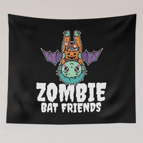 Item preview, ZOMBIE BAT FRIENDS - ZOMBIE HALLOWEEN designed and sold by KEF Custom.