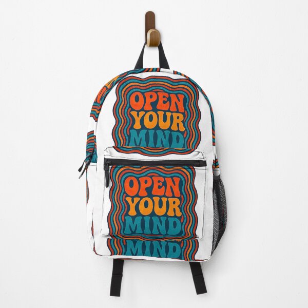 Item preview, Open Your Mind – Psychedelic Retro Typography Art designed and sold by CosmicShapes.