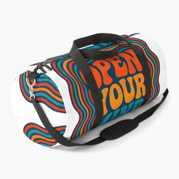 Item preview, Open Your Mind – Psychedelic Retro Typography Art designed and sold by CosmicShapes.