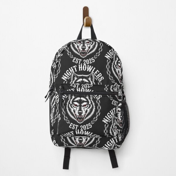 Item preview, Dark and Bold Wolf Surrounded by Chains in Powerful Tattoo Style designed and sold by SplashTastic.
