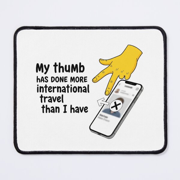 Item preview, Swiping, International Travel designed and sold by MidLifeDadShop.