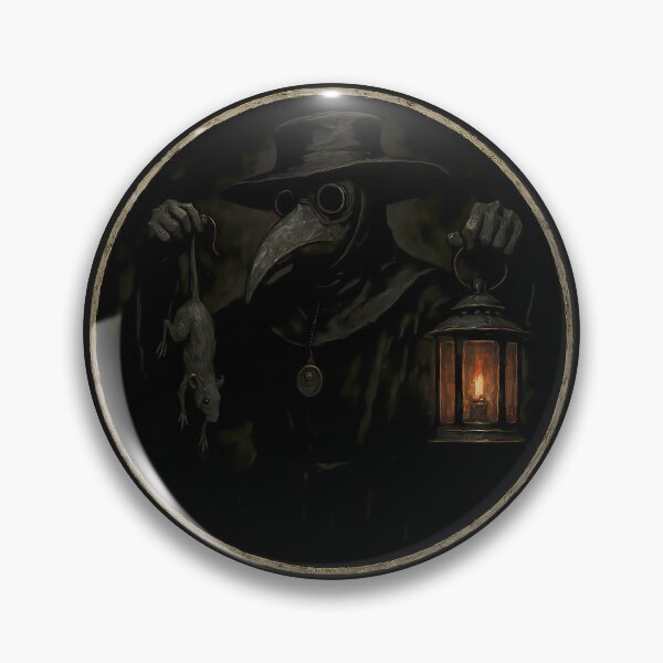 Item preview, Creepy Plague Doctor designed and sold by Funny Vintage Stickers And T-Shirts.