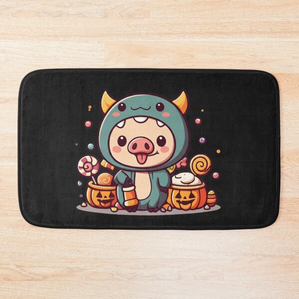 Item preview, Cute Chibi Pig Candy Monster – Funny Kawaii Halloween Design designed and sold by ColorSplash123.