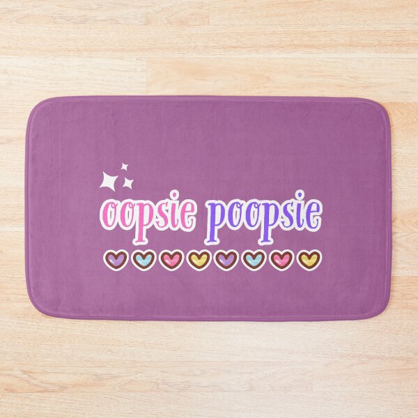 Item preview, Oopsie Poopsie Cute Aesthetic Funny Kawaii Quote Design designed and sold by Dokak Shop.