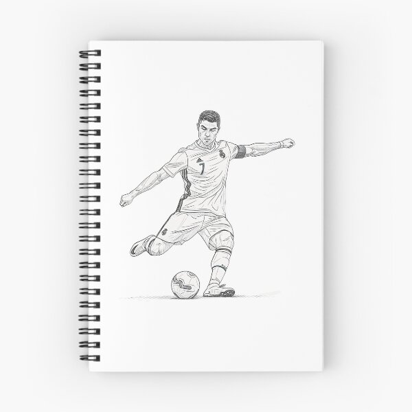 Item preview, Cristiano Ronaldo minimalist sketch designed and sold by Kash3f.