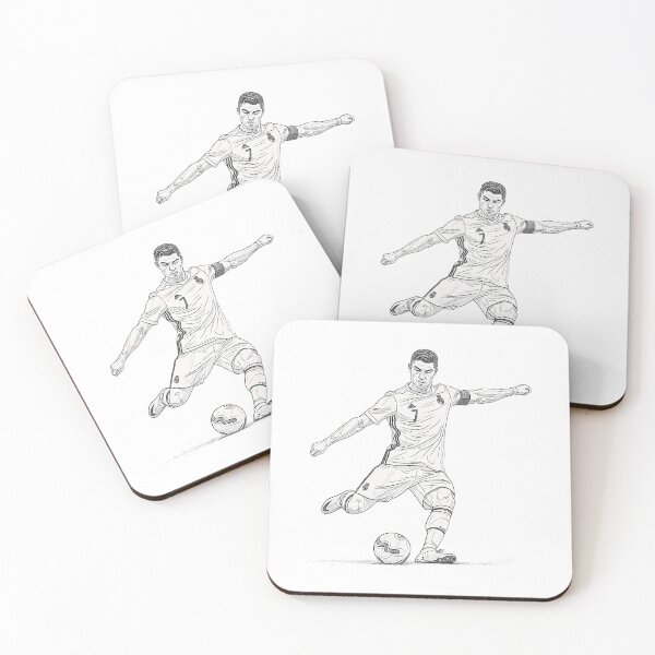 Item preview, Cristiano Ronaldo minimalist sketch designed and sold by Kash3f.