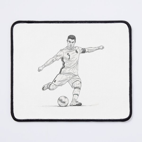 Item preview, Cristiano Ronaldo minimalist sketch designed and sold by Kash3f.