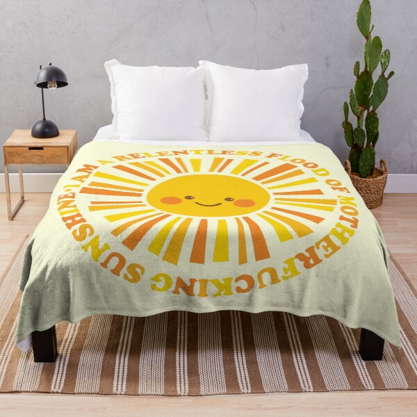 Item preview, Relentless Sunshine Swearing Motivational Quotes designed and sold by chillaxcats.
