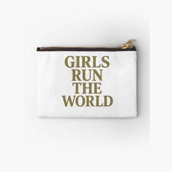 Item preview, Girls Run the World Feminist Empowerment Bold Typography Retro Quote Design designed and sold by Rockz-Fashion.