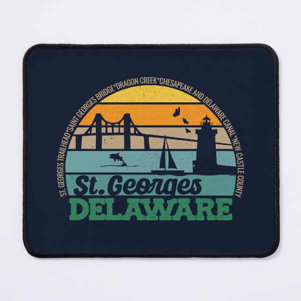 Item preview, St. Georges Delaware Retro Sunset Local Pride Logo  designed and sold by CRHPOD20.