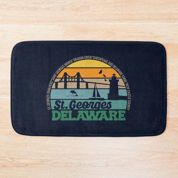 Item preview, St. Georges Delaware Retro Sunset Local Pride Logo  designed and sold by CRHPOD20.