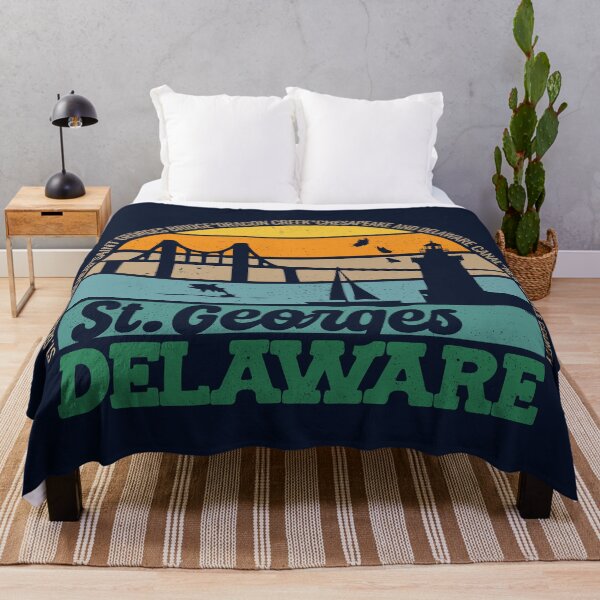 Item preview, St. Georges Delaware Retro Sunset Local Pride Logo  designed and sold by CRHPOD20.