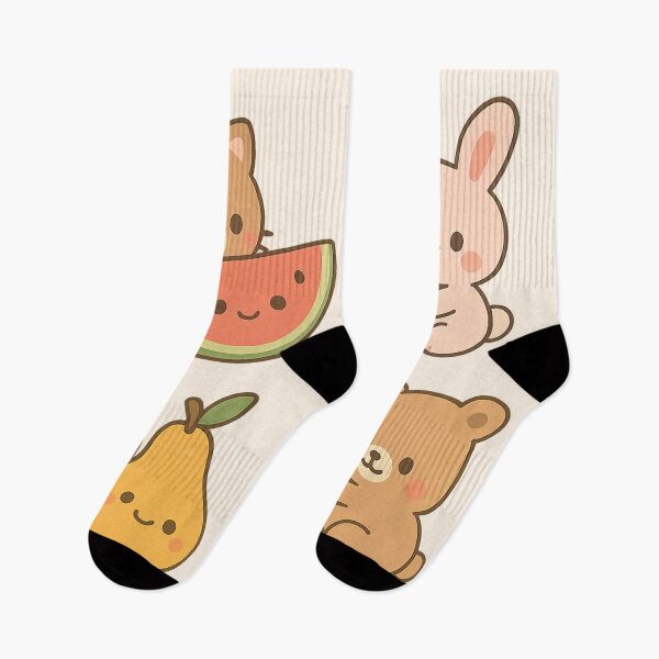 Item preview, Kawaii Animals Playing with Fruits designed and sold by _Smiley_.