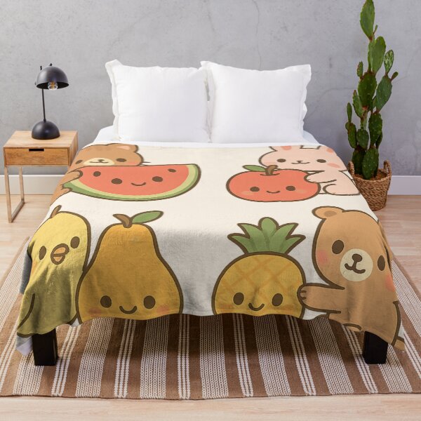Item preview, Kawaii Animals Playing with Fruits designed and sold by _Smiley_.