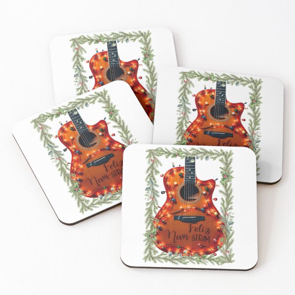 Item preview, Feliz Navi-Strum – Funny Christmas Guitar for Musicians designed and sold by Hintotees.