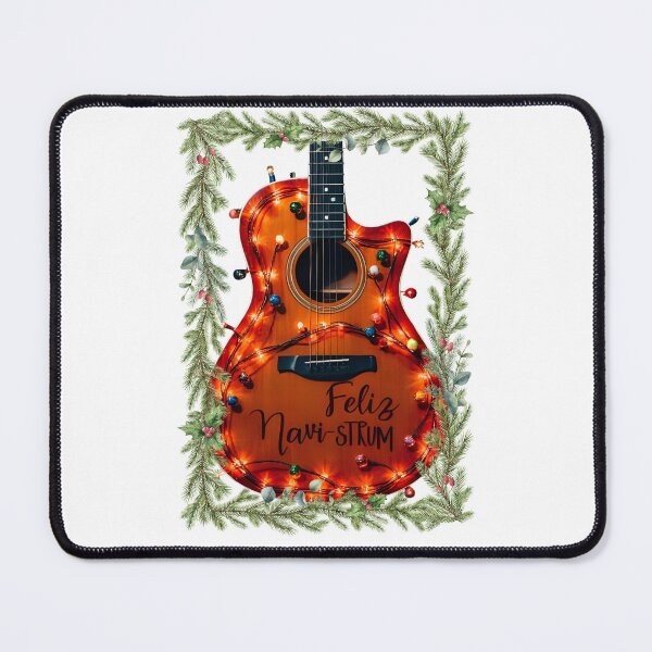 Item preview, Feliz Navi-Strum – Funny Christmas Guitar for Musicians designed and sold by Hintotees.