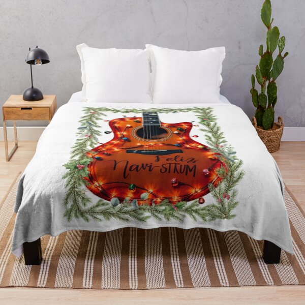 Item preview, Feliz Navi-Strum – Funny Christmas Guitar for Musicians designed and sold by Hintotees.