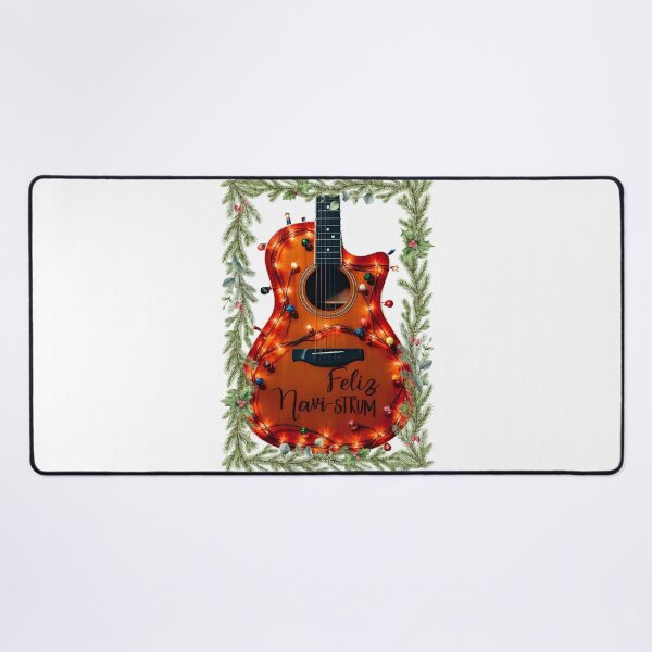 Item preview, Feliz Navi-Strum – Funny Christmas Guitar for Musicians designed and sold by Hintotees.