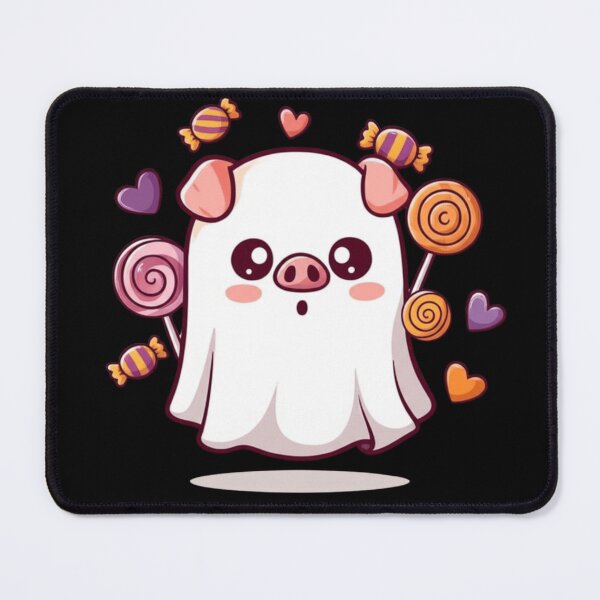 Item preview, Cute Chibi Pig Ghost – Funny Kawaii Halloween Design designed and sold by ColorSplash123.