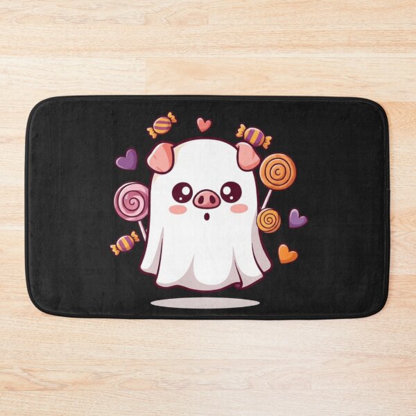 Item preview, Cute Chibi Pig Ghost – Funny Kawaii Halloween Design designed and sold by ColorSplash123.