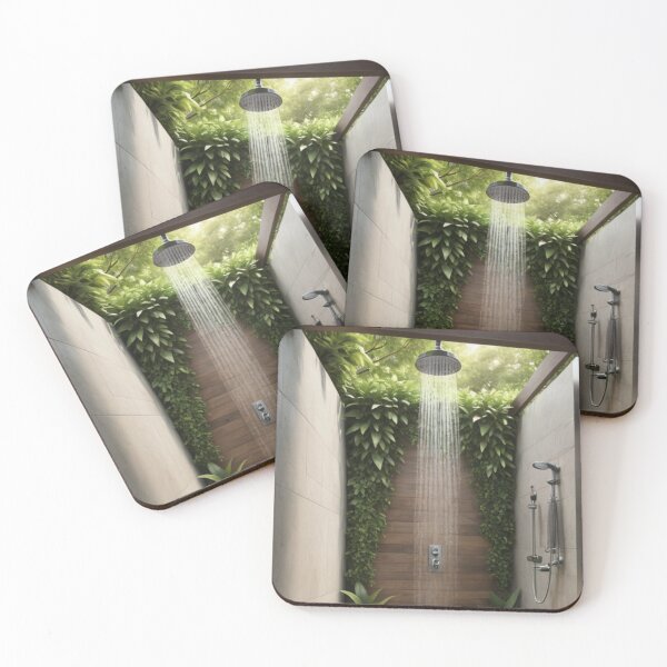 Item preview, Jungle Spa | A Modern Outdoor Shower Retreat designed and sold by Jade Ado.