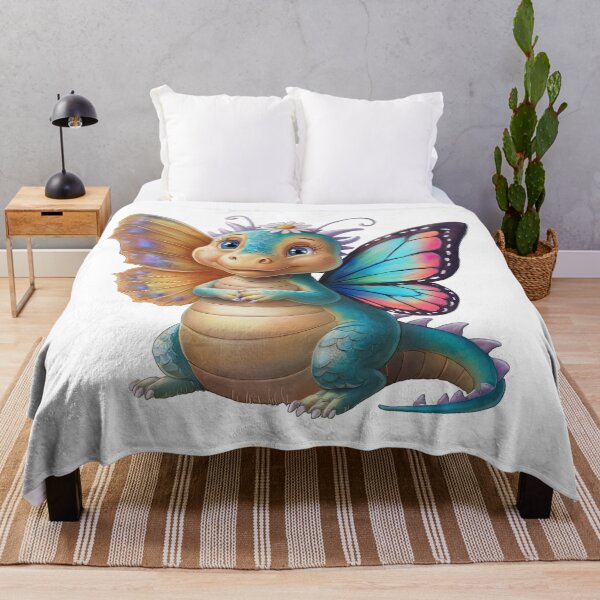 Item preview, cute dragon smiling fantasy cute dragon with butterfly wings with flowers ,Legendary Animals,dragon art,Legendary dragon designed and sold by Expressions-Sel.