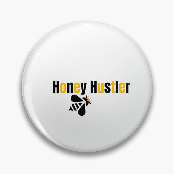 Item preview, Honey Hustler – Bee Lover Typography Design QUEEN designed and sold by luckyhue.