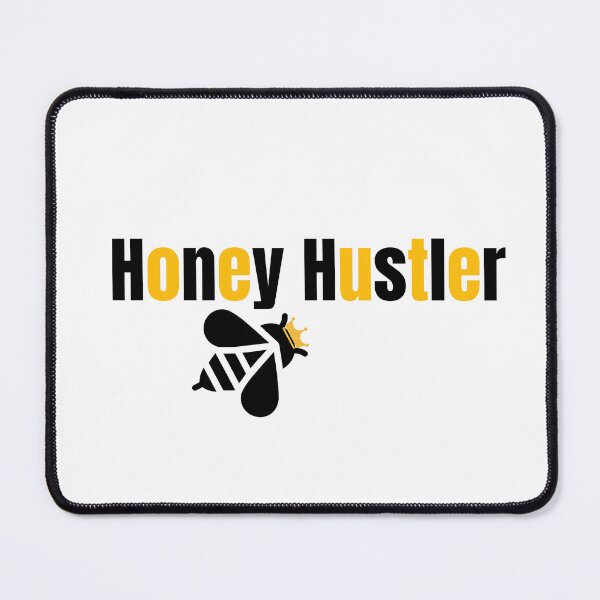 Item preview, Honey Hustler – Bee Lover Typography Design QUEEN designed and sold by luckyhue.