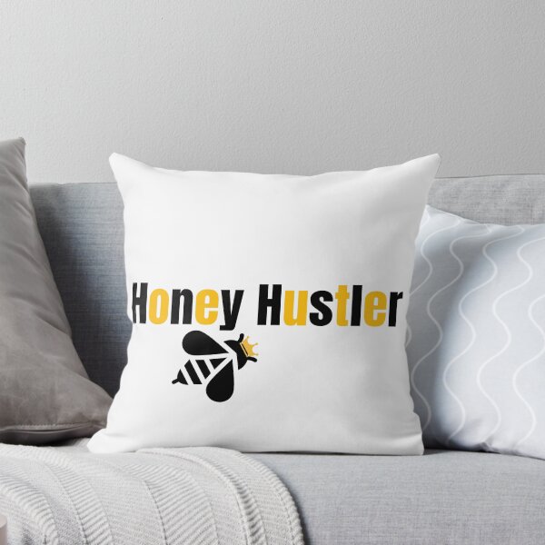 Item preview, Honey Hustler – Bee Lover Typography Design QUEEN designed and sold by luckyhue.