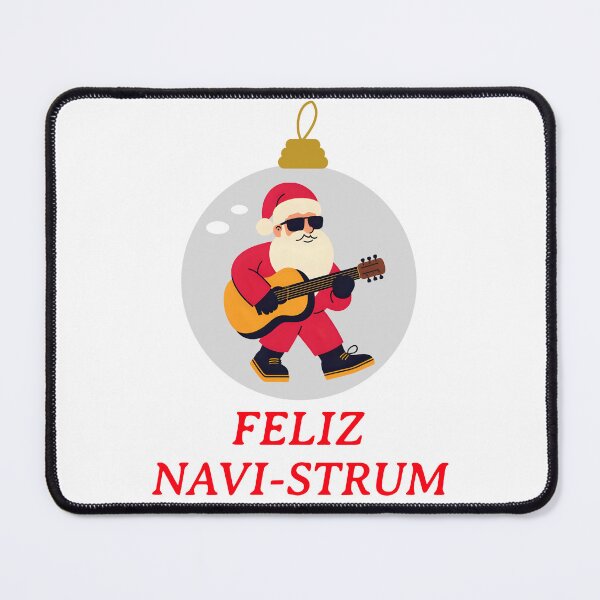 Item preview, Feliz Navi-Strum – Funny Christmas Guitar for Musicians designed and sold by Hintotees.