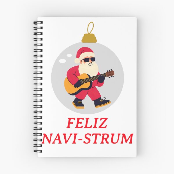 Item preview, Feliz Navi-Strum – Funny Christmas Guitar for Musicians designed and sold by Hintotees.