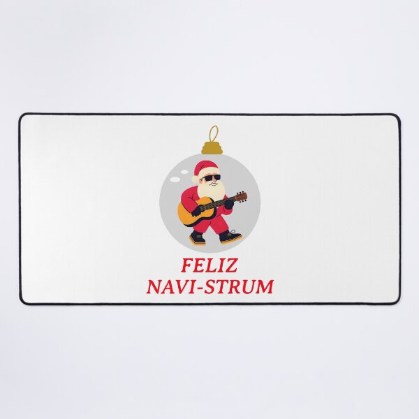 Item preview, Feliz Navi-Strum – Funny Christmas Guitar for Musicians designed and sold by Hintotees.