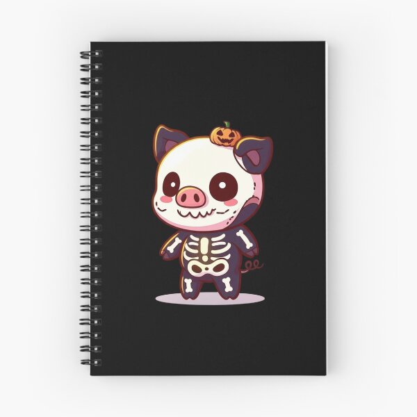 Item preview, Cute Chibi Pig Skeleton – Funny Kawaii Halloween Design designed and sold by ColorSplash123.