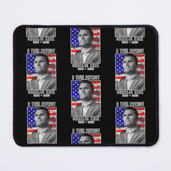 Item preview, Charlie Kirk A True Patriot designed and sold by WoodburyLake.