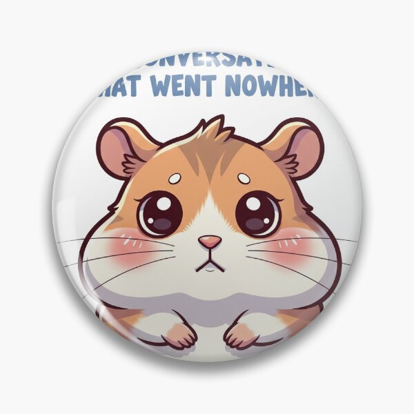 Item preview, Cute Hamster Tired of Being Ghosted designed and sold by MidLifeDadShop.