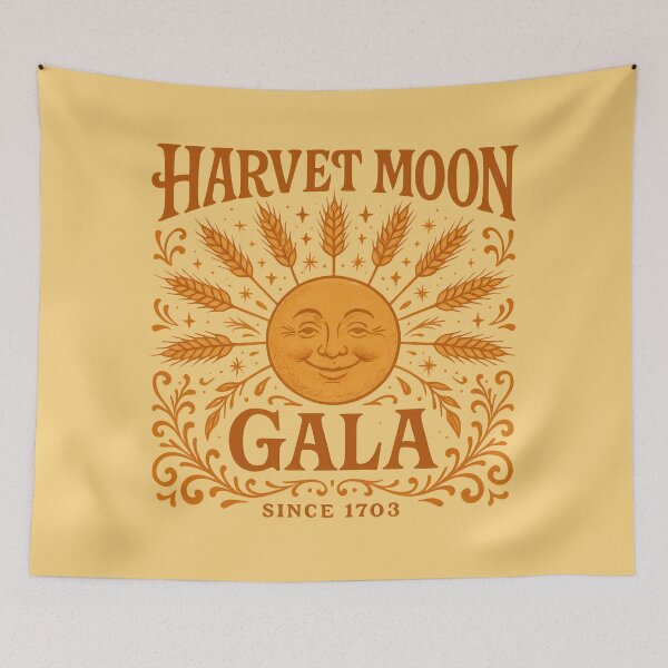 Item preview, Dancing Under The Golden Harvest Moon designed and sold by EdvvinStudios.