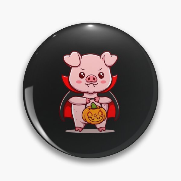 Item preview, Cute Chibi Pig Vampire – Funny Kawaii Halloween Design designed and sold by ColorSplash123.